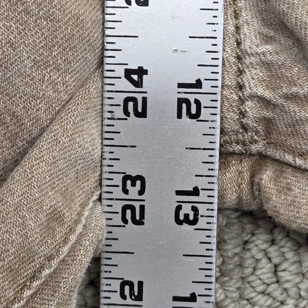 Levis 501 Button Fly White Oak Cone Denim Jeans Tan Mens 38x36 USA